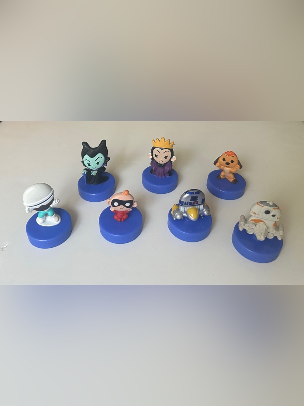 7 Disneyland 70th Anniversary McDonalds Happy Meal Toys Figures